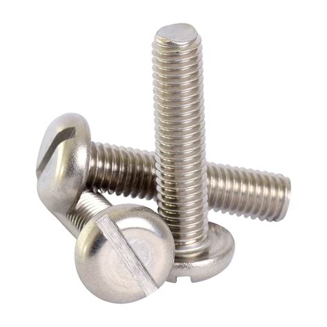 slotted head machine screws.